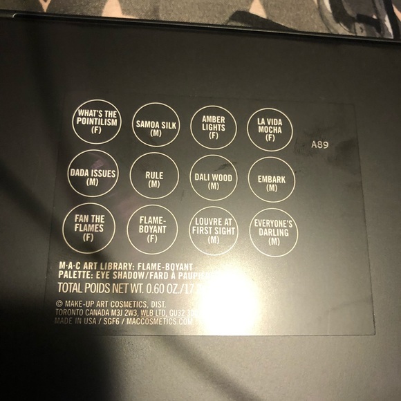 Mac cosmetics art library flame-boyant palette - Picture 6 of 6